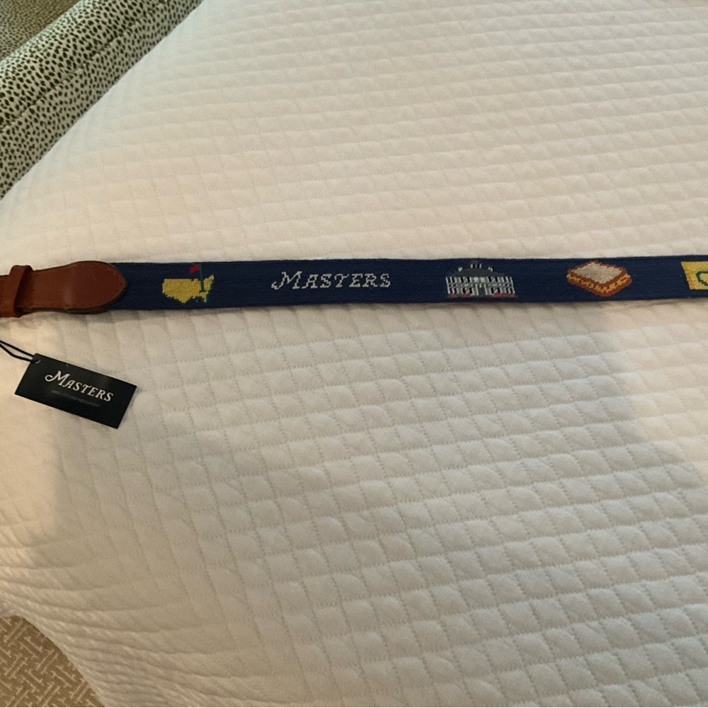 Masters Smathers and Branson needlepoint belt. Brand new 2024
